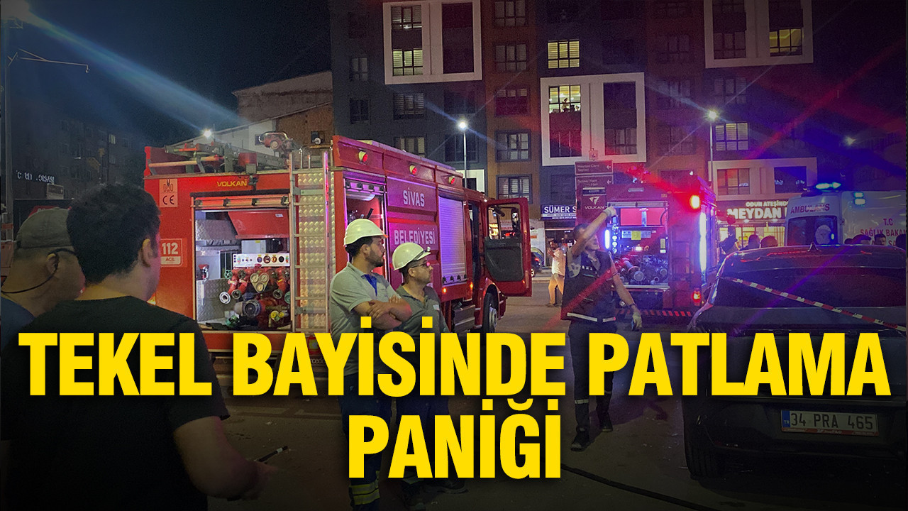 Sivas’ta tekel bayisinde patlama paniği: İş yeri hasar gördü Haber gorseli